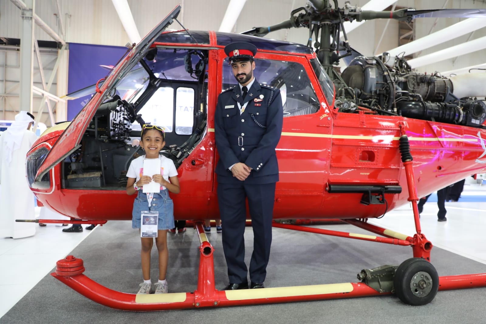 وزارة الداخلية تستعرض خدماتها وتقنياتها في معرض البحرين الدولي للطيران<